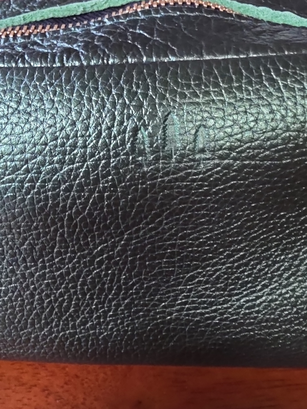Portland Leather Goods Astra Pouch - Greench - Picture 2 of 5